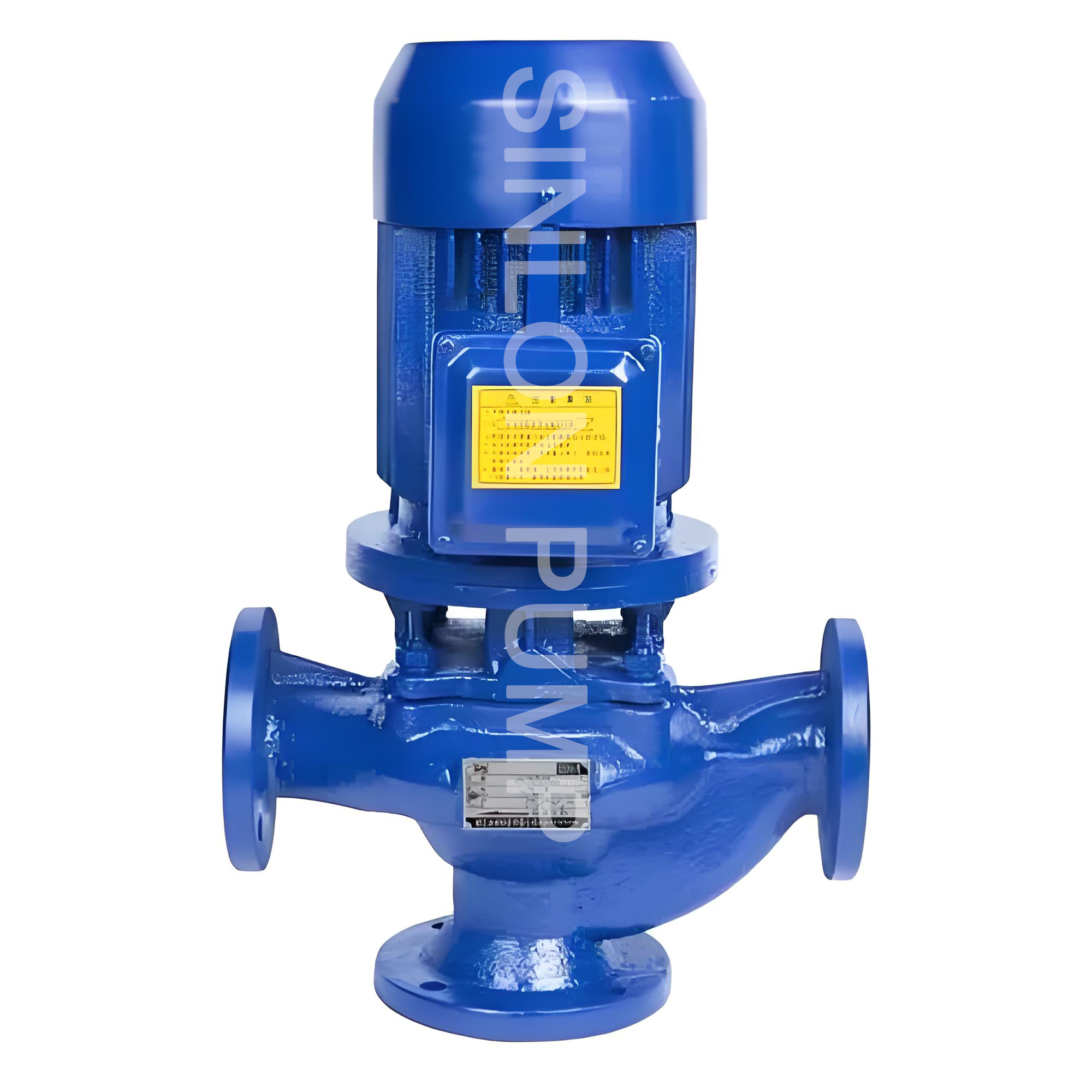 GW Series Vertical Non-Clog In-Line Sewage Pump